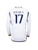 Real Madrid Lucas Vazquez #17 Kotipaita 2023-24 Pitkähihainen